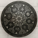 Tongue drum noir 8 notes